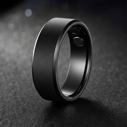 Belyra Magnetic Ring - matte black hero angle