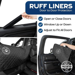 Belyra Hard Bottom Backseat Extender for Dogs with Door Protection image 2
