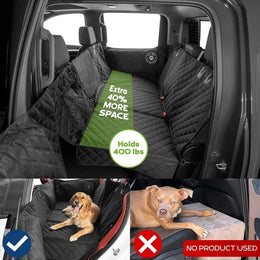 Belyra Hard Bottom Backseat Extender for Dogs with Door Protection image 5